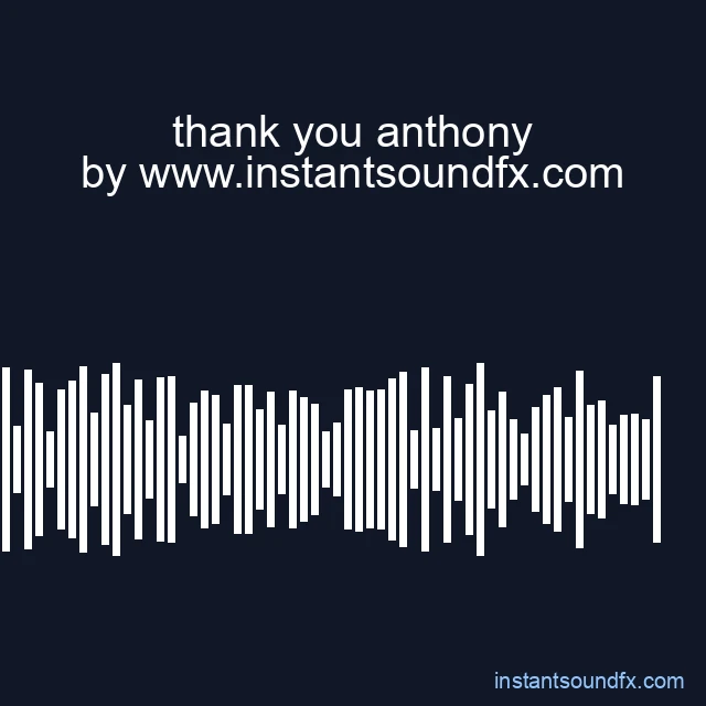 thank you anthony image