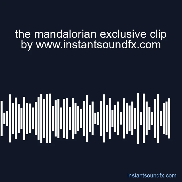 the mandalorian exclusive clip image