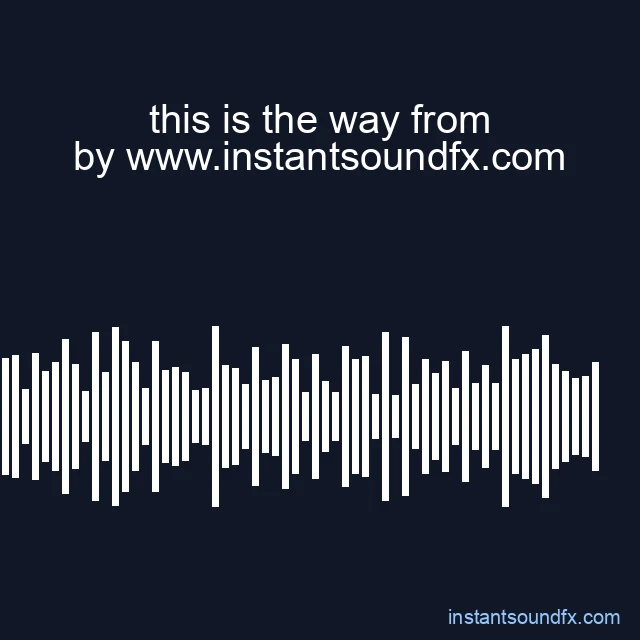 this is the way from image