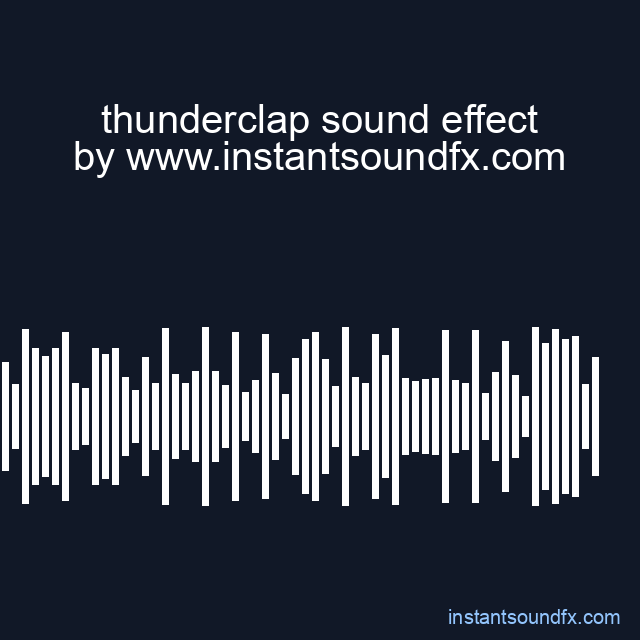 thunderclap sound effect image