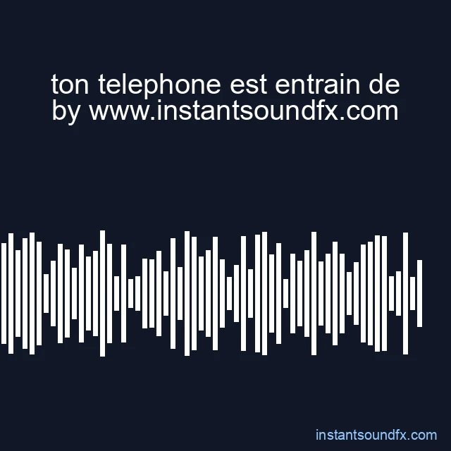ton telephone est entrain de image