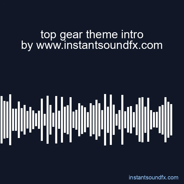 top gear theme intro image