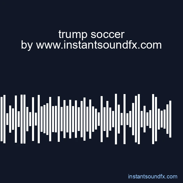 trump soccer image