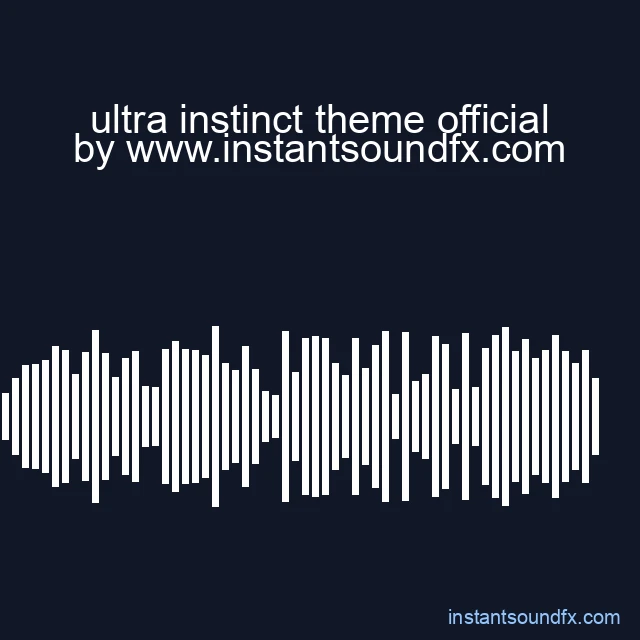 ultra instinct theme official image
