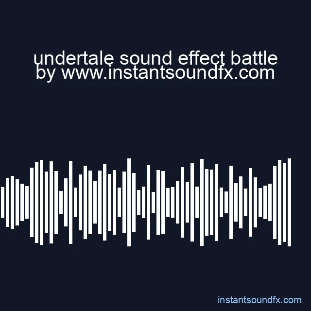 undertale sound effect battle image