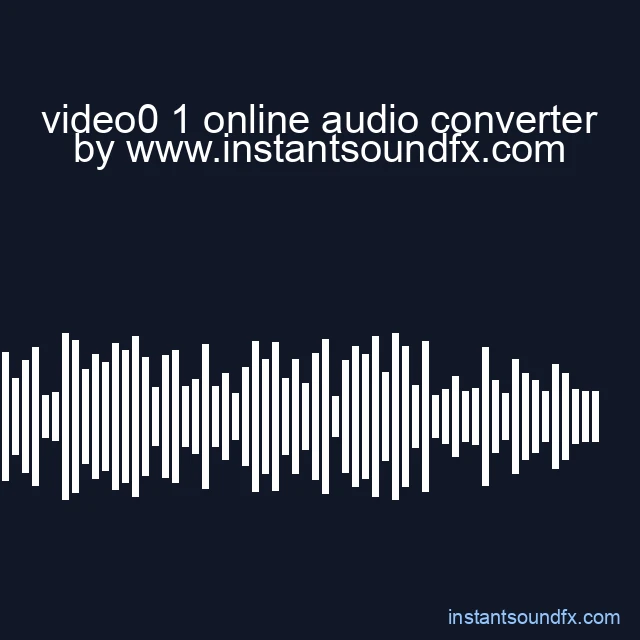 video0 1 online audio converter image