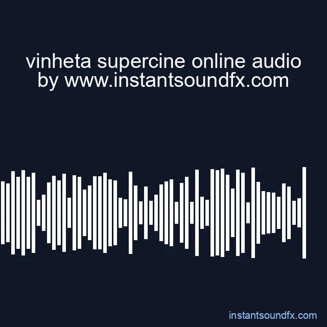 vinheta supercine online audio image