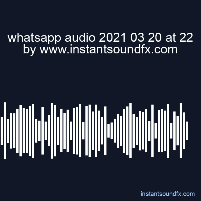 whatsapp audio 2021 03 20 at 22 image