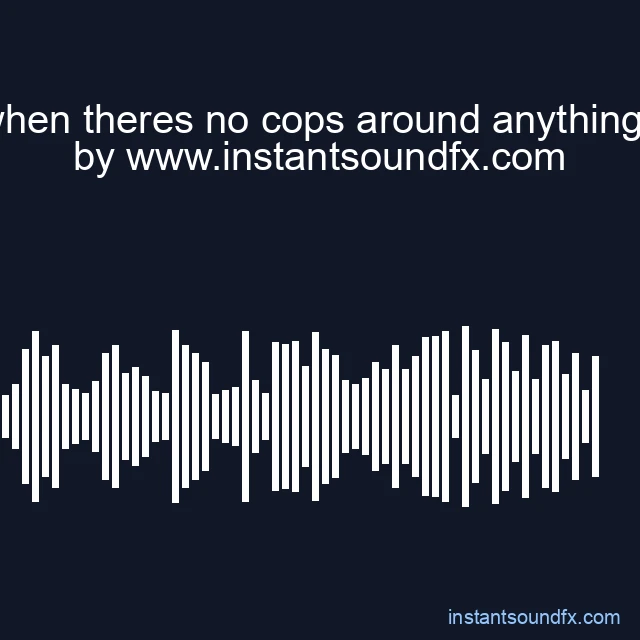 when theres no cops around anythings image
