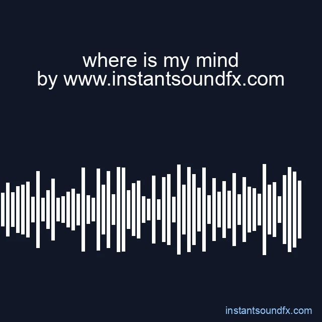 where is my mind image