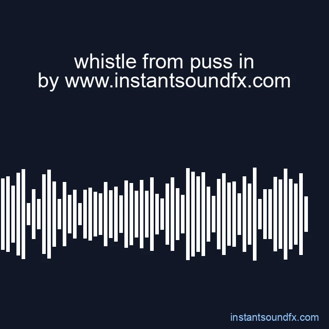 whistle from puss in image