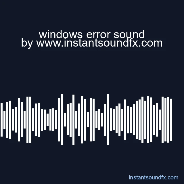 windows error sound image