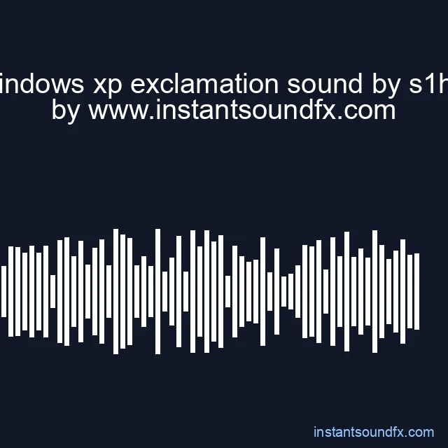 windows xp exclamation sound by s1h5 image