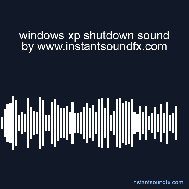 windows xp shutdown sound image