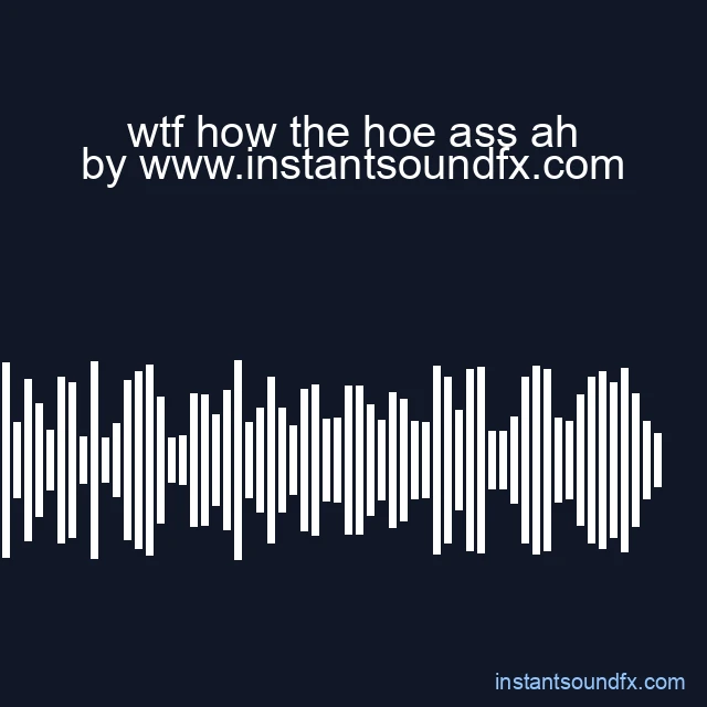wtf how the hoe ass ah image