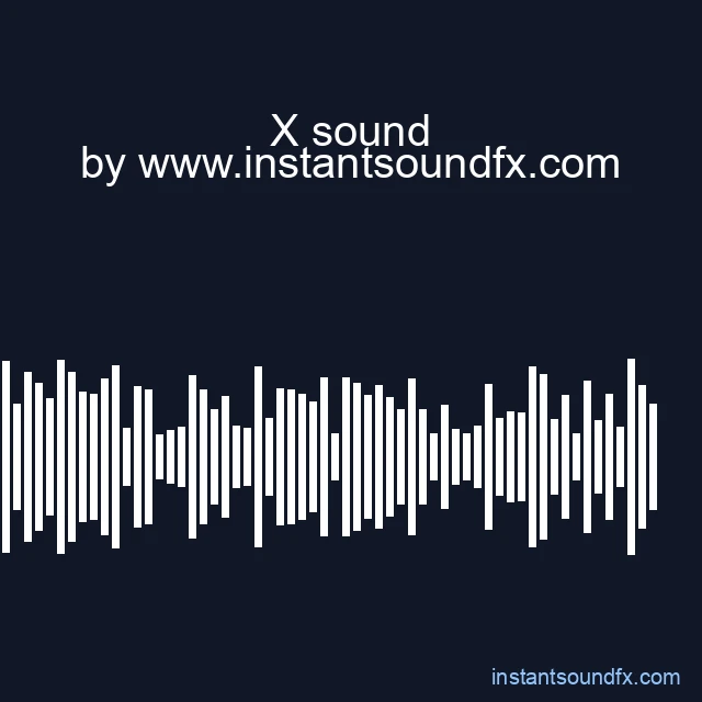 X sound image