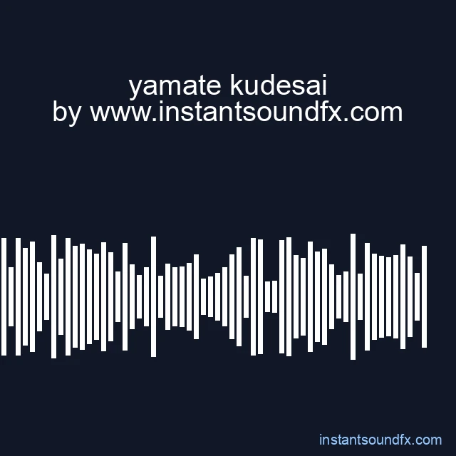 yamate kudesai image