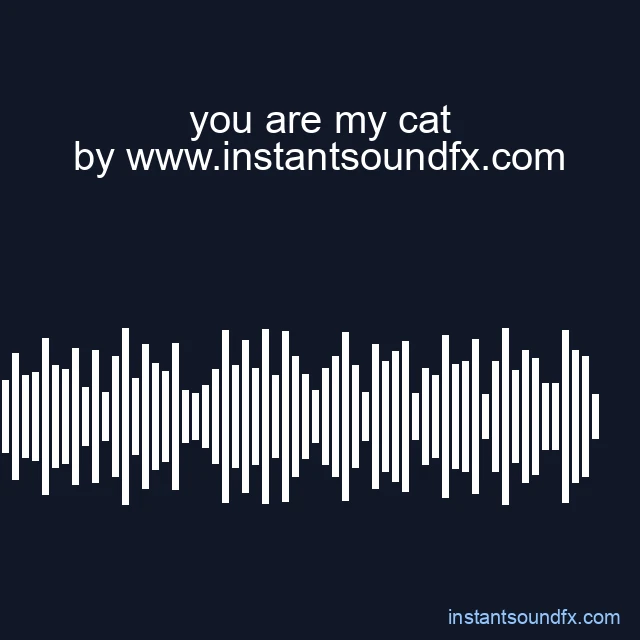 you are my cat image