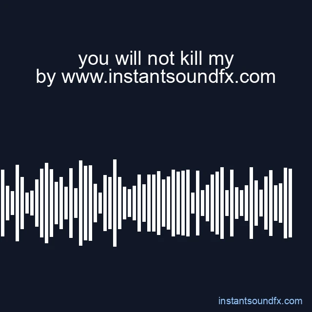 you will not kill my image