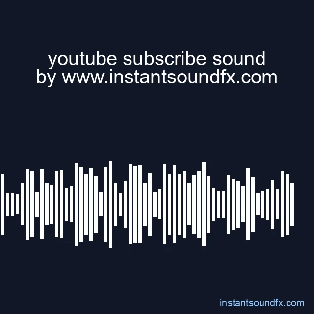 youtube subscribe sound image